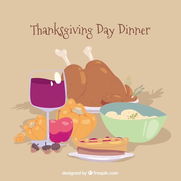 Thanksgiving dinner design