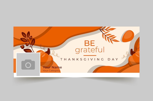 Thanksgiving facebook cover