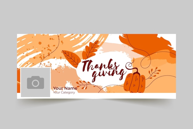 Thanksgiving facebook cover