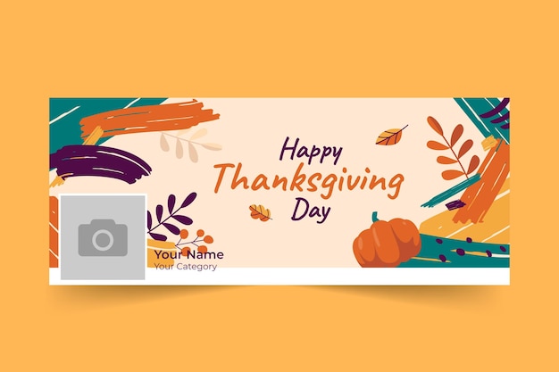 Thanksgiving facebook cover