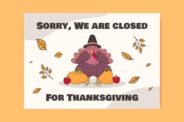 Thanksgiving  template design