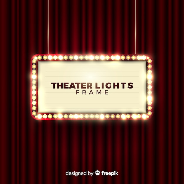 Theather lights frame