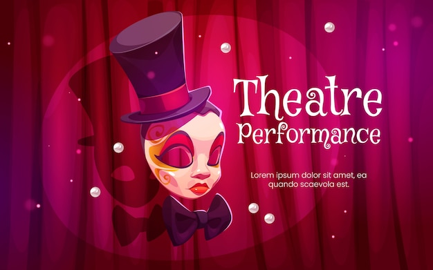 Theatre performance background