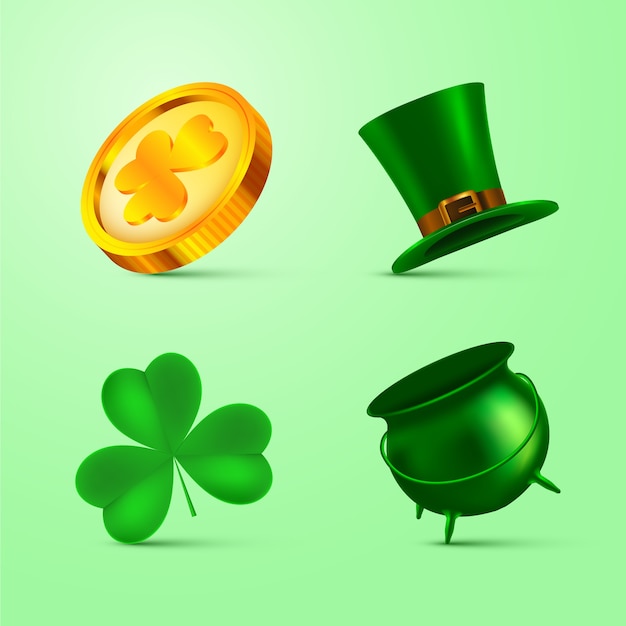 Thematic st. patricks day element collection