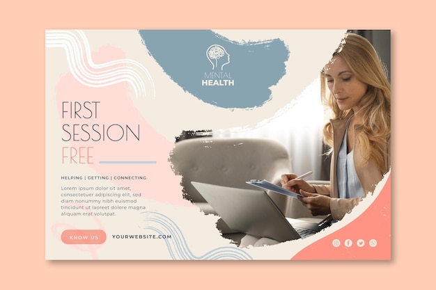 Therapy session banner template