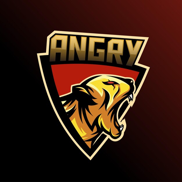 Tiger logo sport gaming team