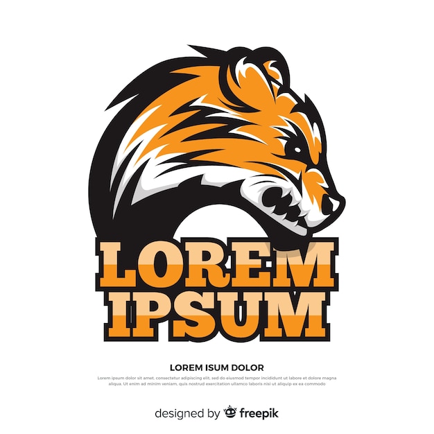 Free Vector tiger logo