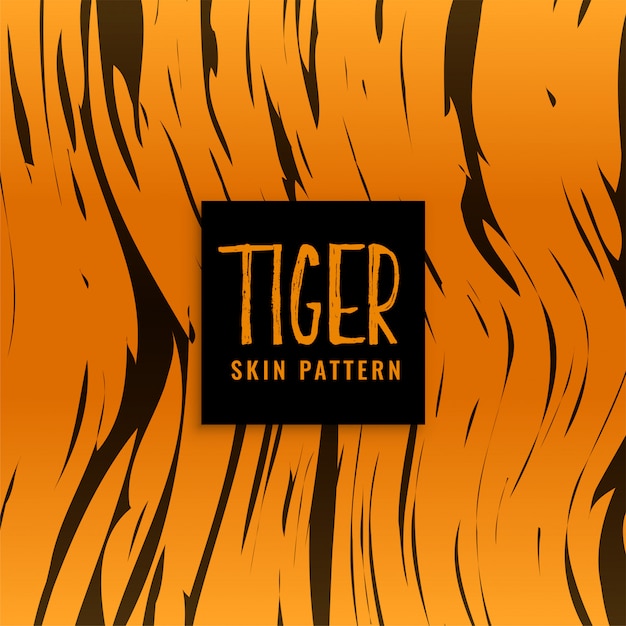 Free Vector tiger pattern skin texture design