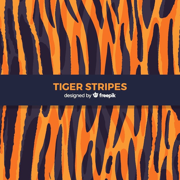 Free vector tiger stripes background