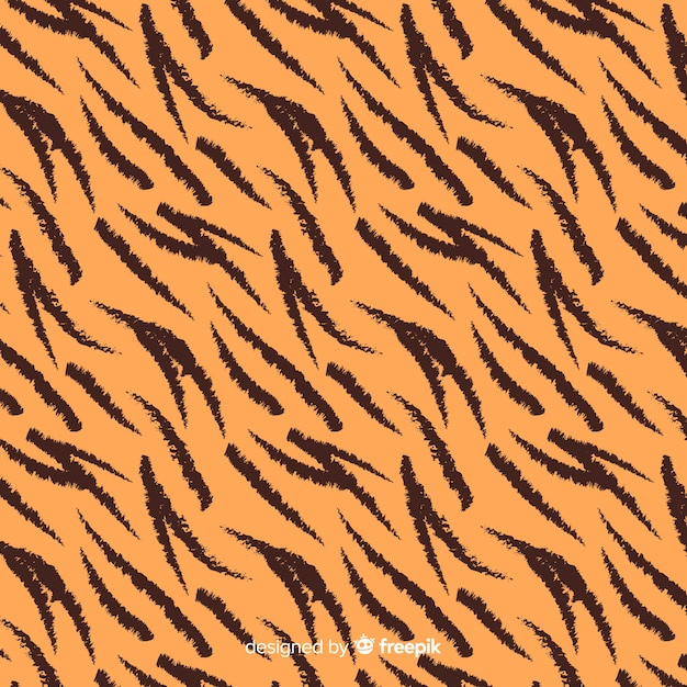 Free Vector tiger stripes background