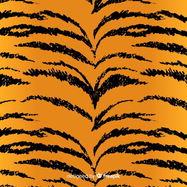 Free vector tiger stripes pattern