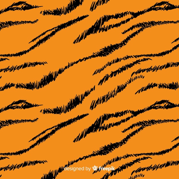 Free Vector tiger stripes pattern