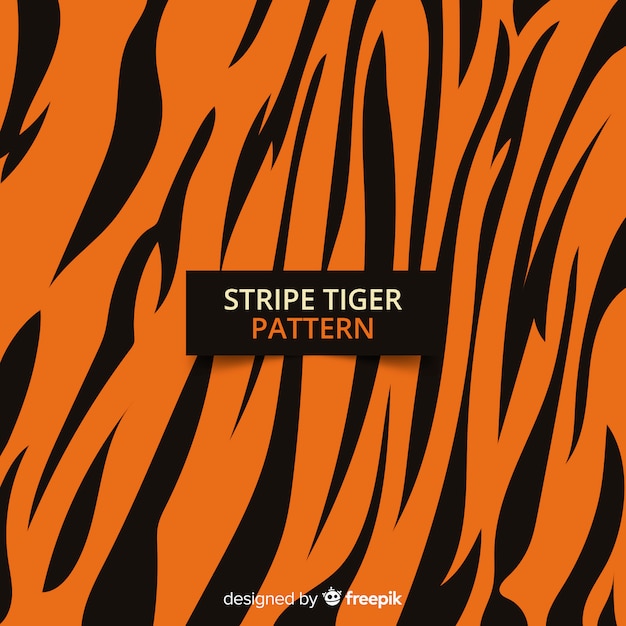 Tiger stripes pattern