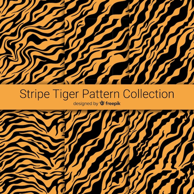 Free Vector tiger stripes pattern