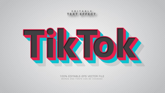 Tik Tok Text Effect