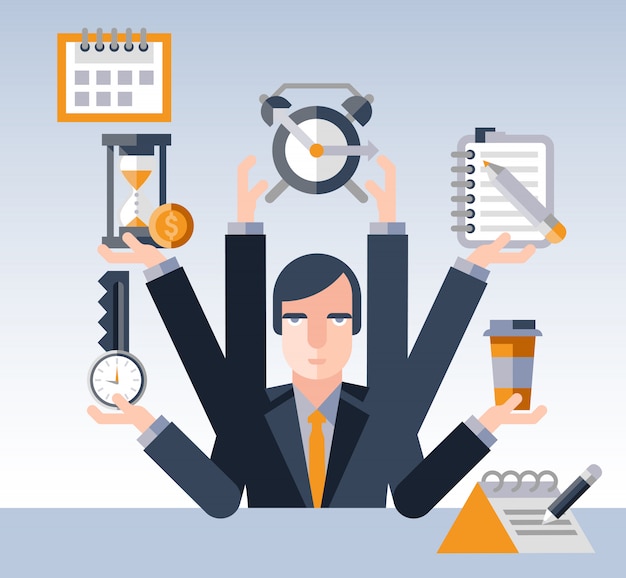 Time management businessman