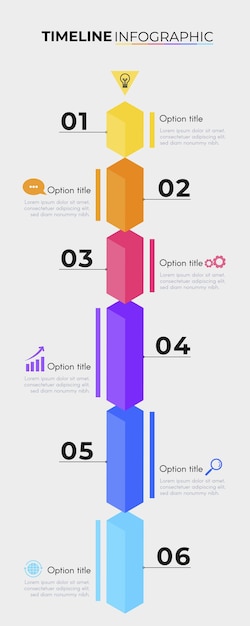 Timeline infographic pack template