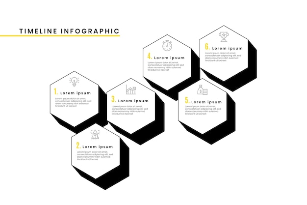 Timeline infographic template