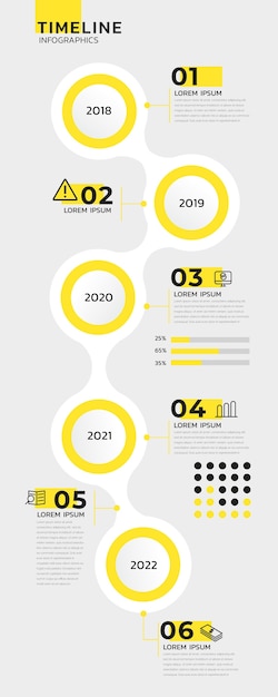 Timeline infographics