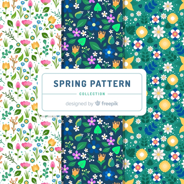 Tiny flowers spring pattern