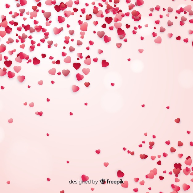 Tiny hearts background