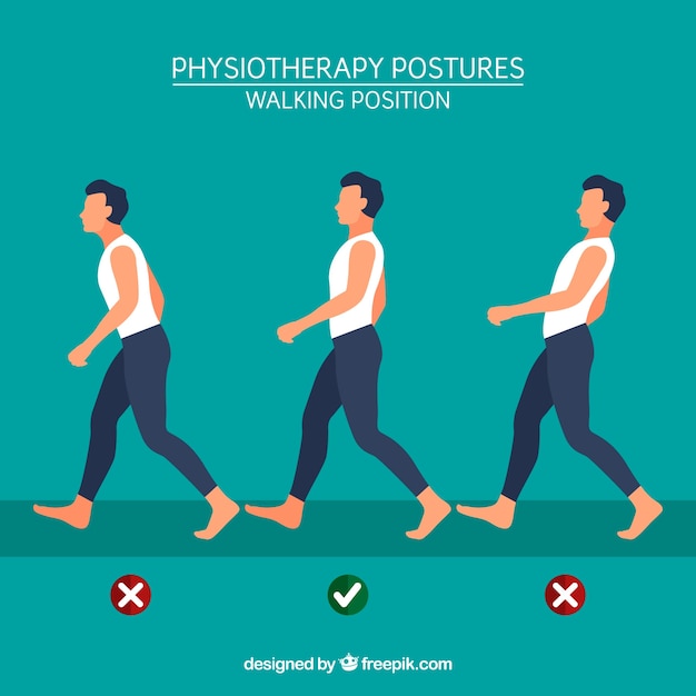 Tips for walking with the correct posture