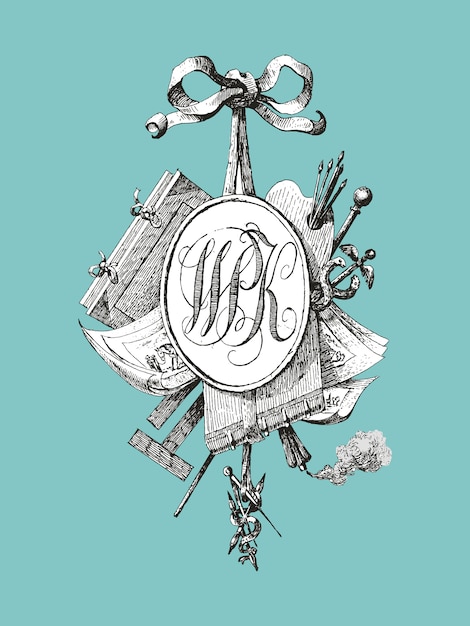 Title vignette with monogram W.P.K. 