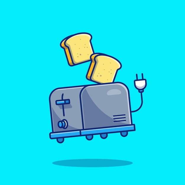 Toaster And Bread. Food Technology