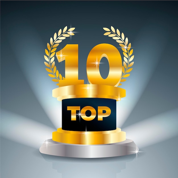 Top 10 best podium award