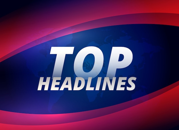 top headlines news themem background