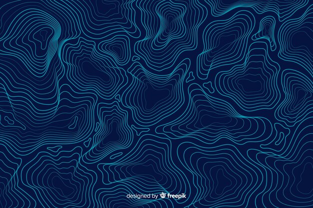 Topographic lines background