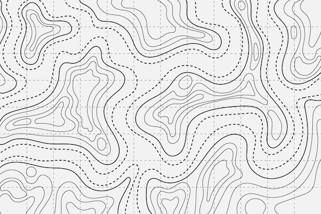 Free vector topographic map background design