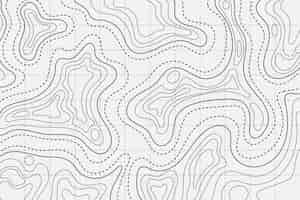 Free vector topographic map background design