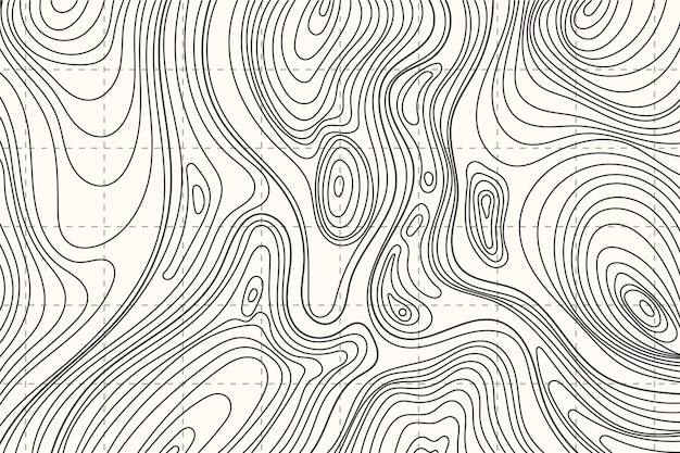 Free vector topographic map background theme