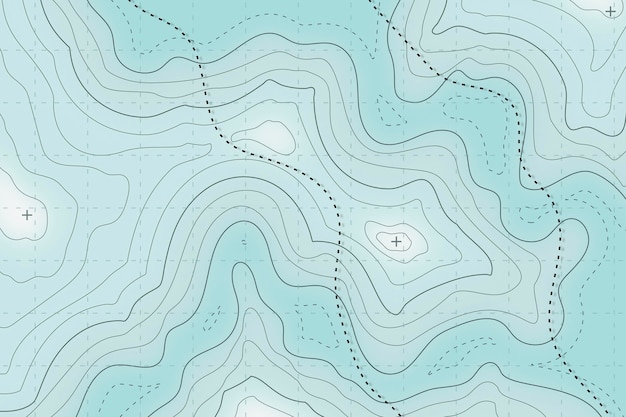 Free vector topographic map background