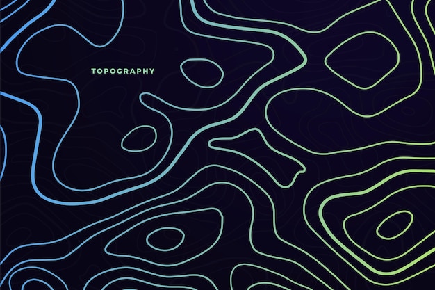 Topographic map background