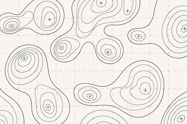 Free Vector topographic map background