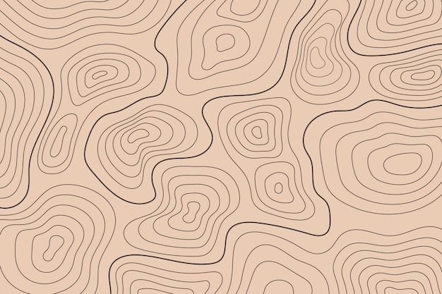 Topographic map wallpaper concept