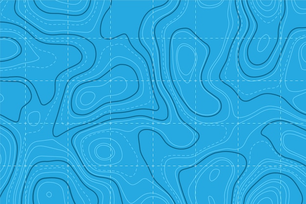 Free Vector topographic map wallpaper