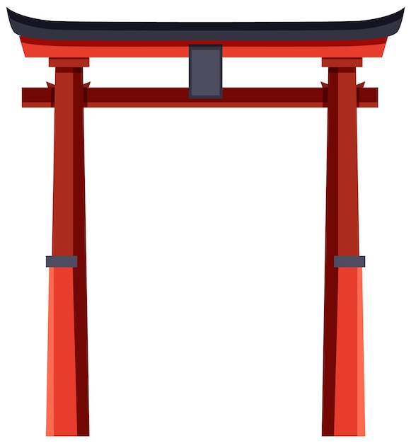 Free Vector torii japanese gate vector