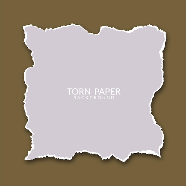 Torn paper piece design background