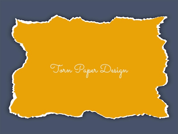 Torn paper piece design background