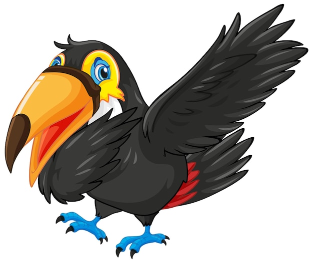 Free Vector toucan bird cartoon character