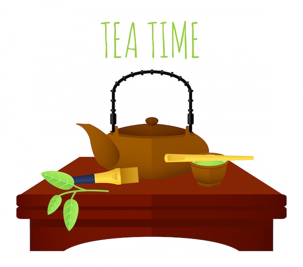 Free Vector traditional chinese tea concept