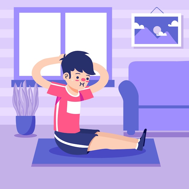 Training at home concept