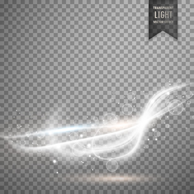 Free Vector transparent white light effect