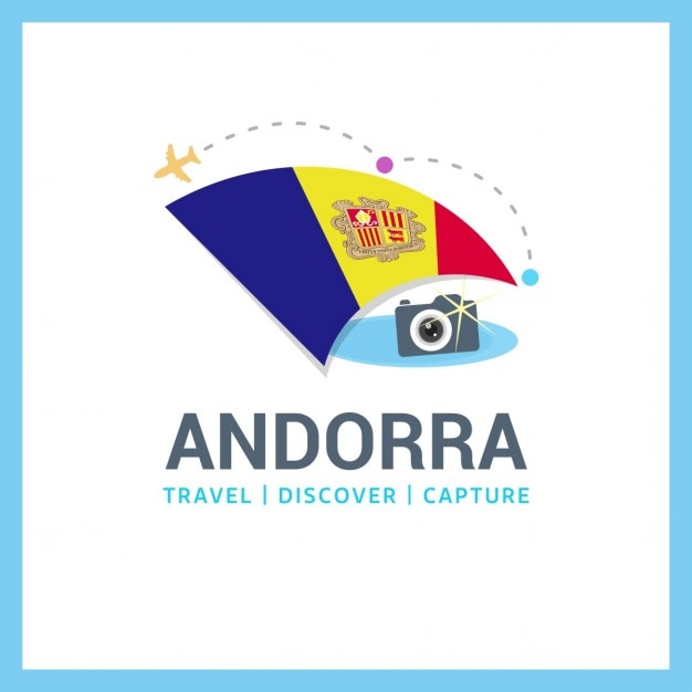 Free Vector travel to andorra