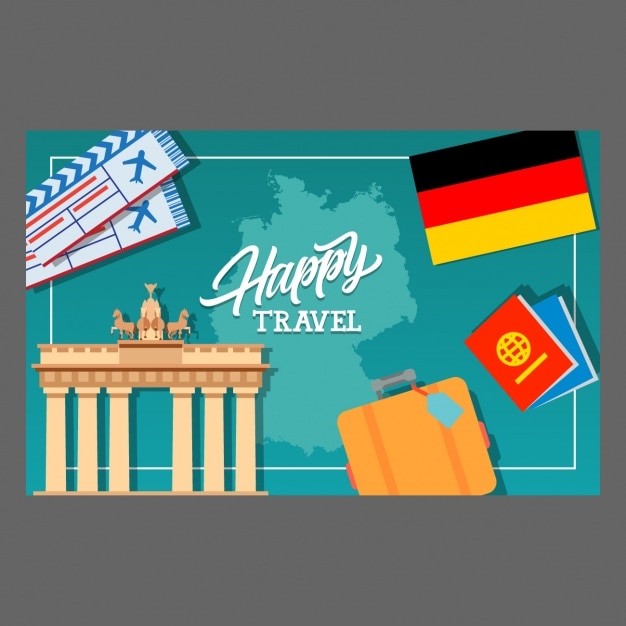 Free Vector travel background design