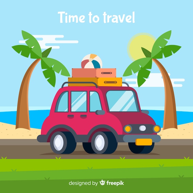 Free Vector travel background