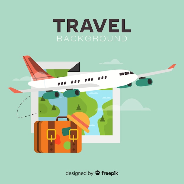 Free Vector travel background